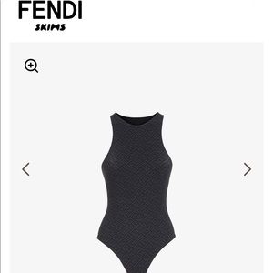Brand new, never worn - Fendi X Skims High Neck Bodysuit.